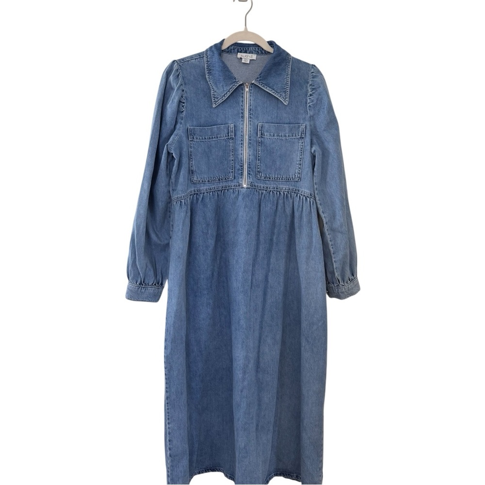Light Denim Midi Dress - Women - Picture 2 of 11